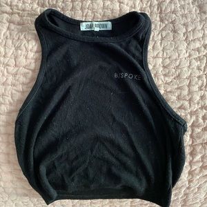 Black b-spoke tank